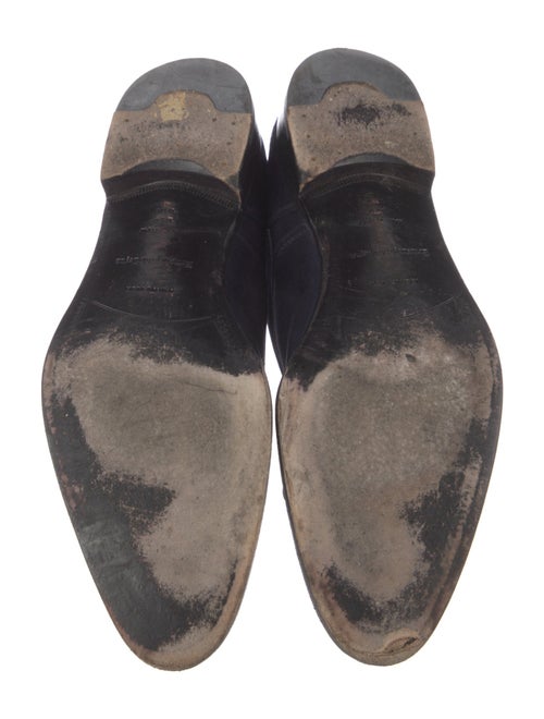 Ermenegildo Zegna Suede Monk Straps