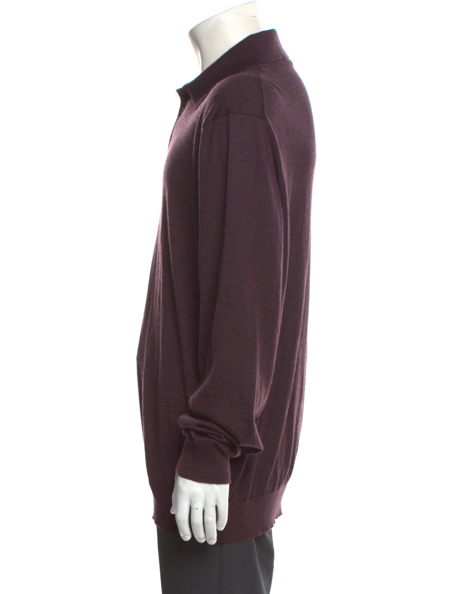 Ermenegildo Zegna Cashmere Collar Polo Sweater