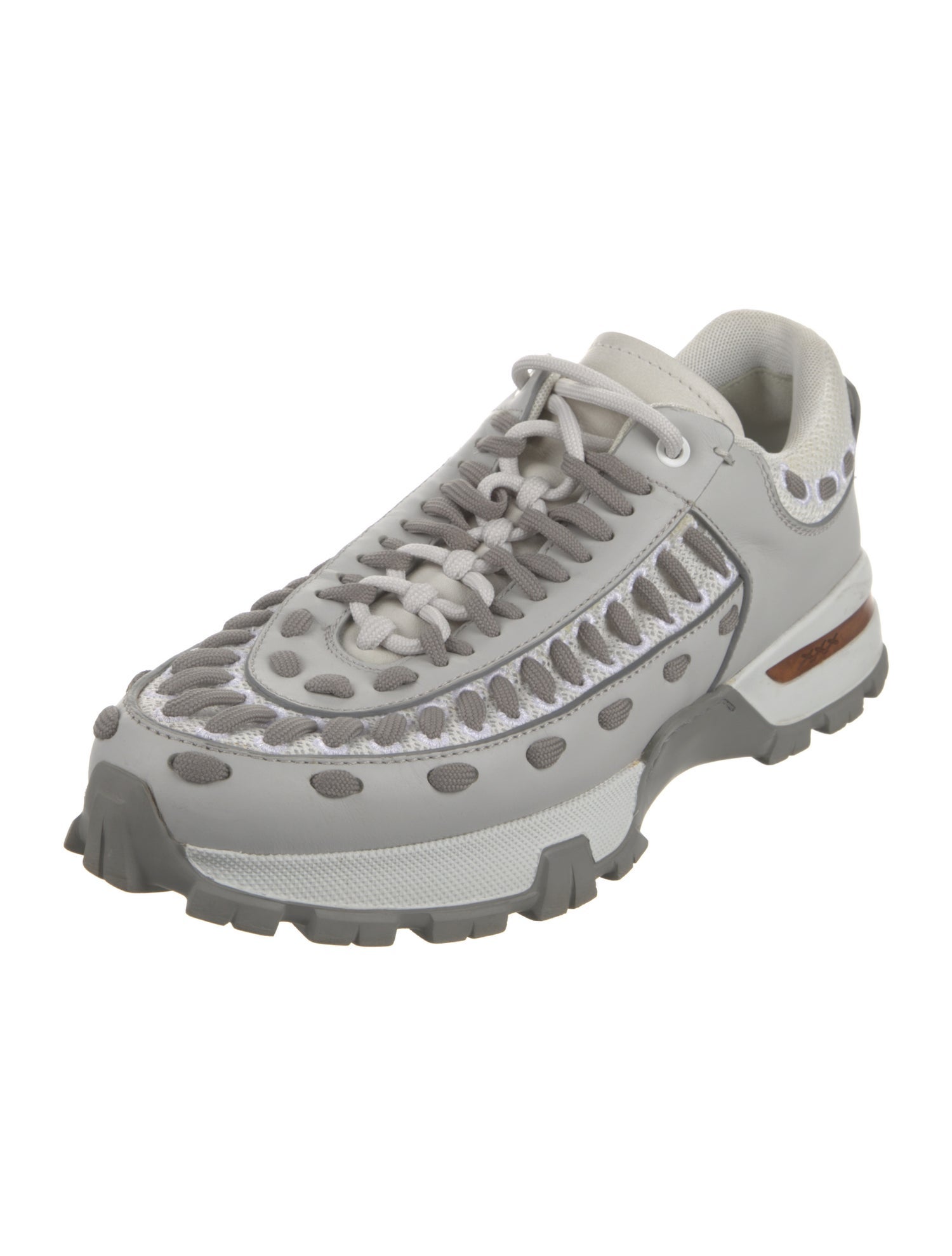 Ermenegildo Zegna Leather Athletic Sneakers