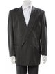Ermenegildo Zegna Plaid Print Embroidered Accent Blazer