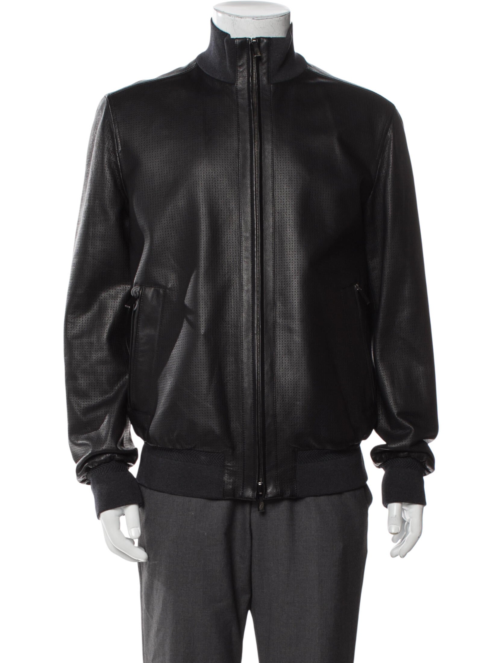 Ermenegildo Zegna Lambskin Bomber Jacket w/ Tags