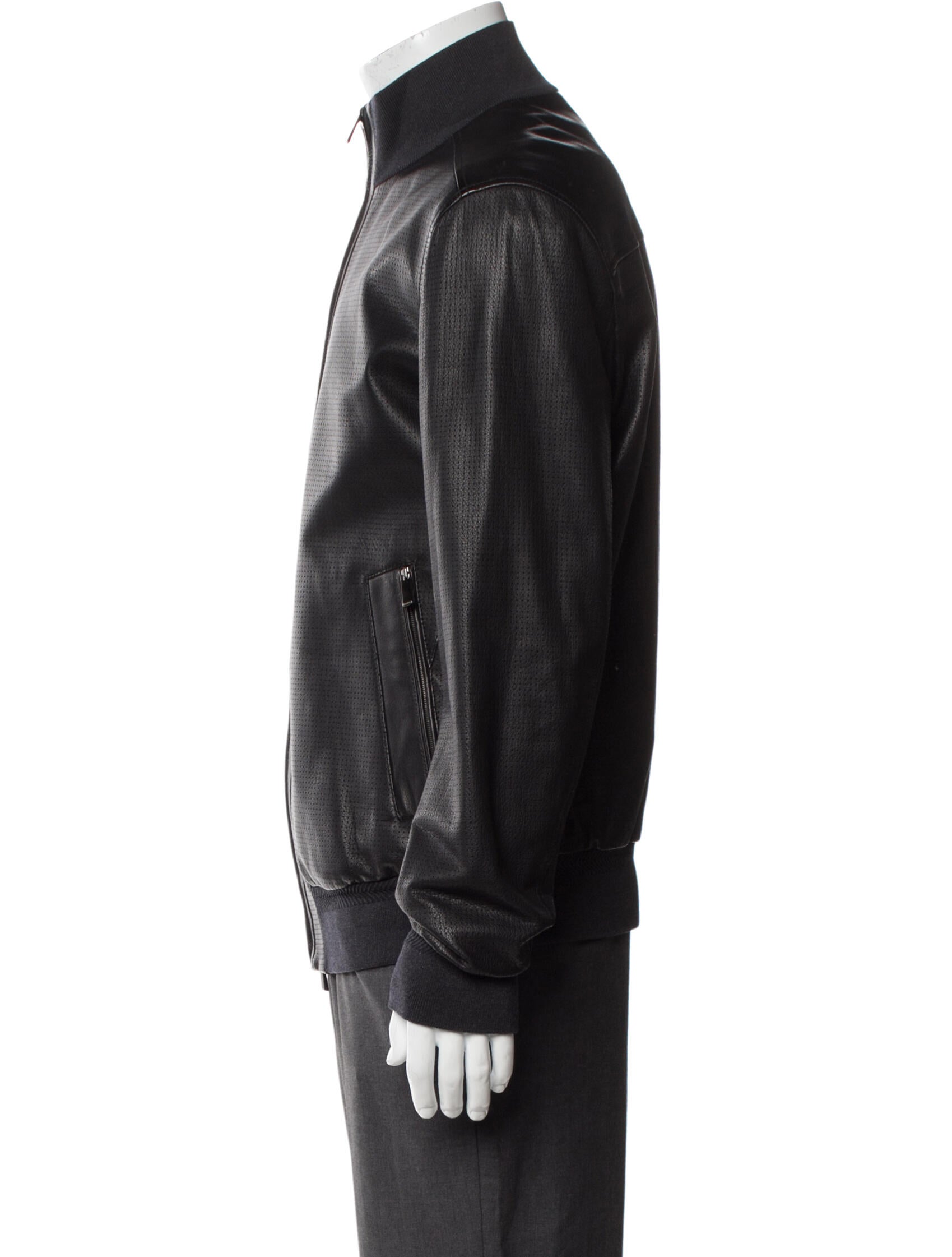 Ermenegildo Zegna Lambskin Bomber Jacket w/ Tags