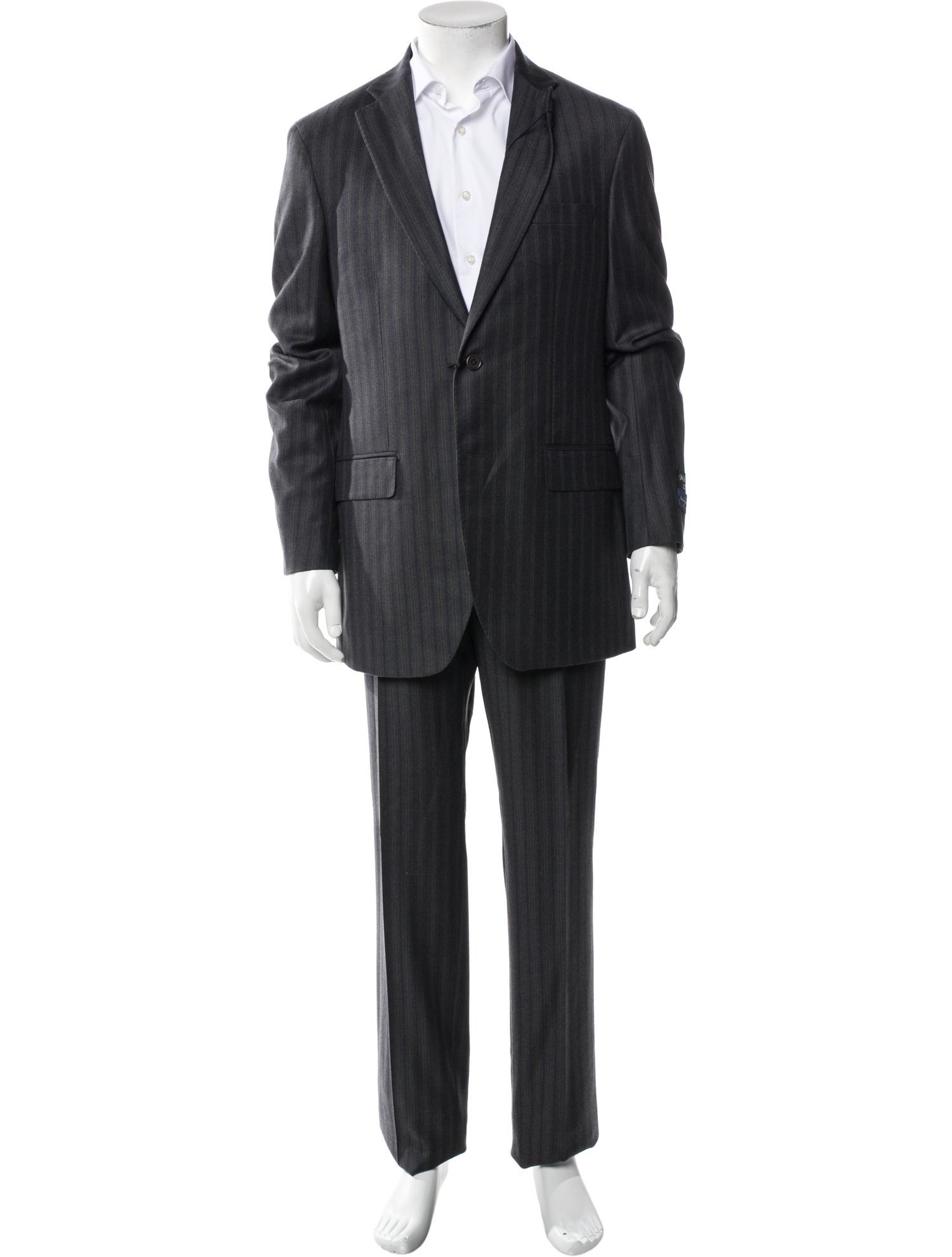 Ermenegildo Zegna Wool Striped Two-Piece Suit w/ Tags