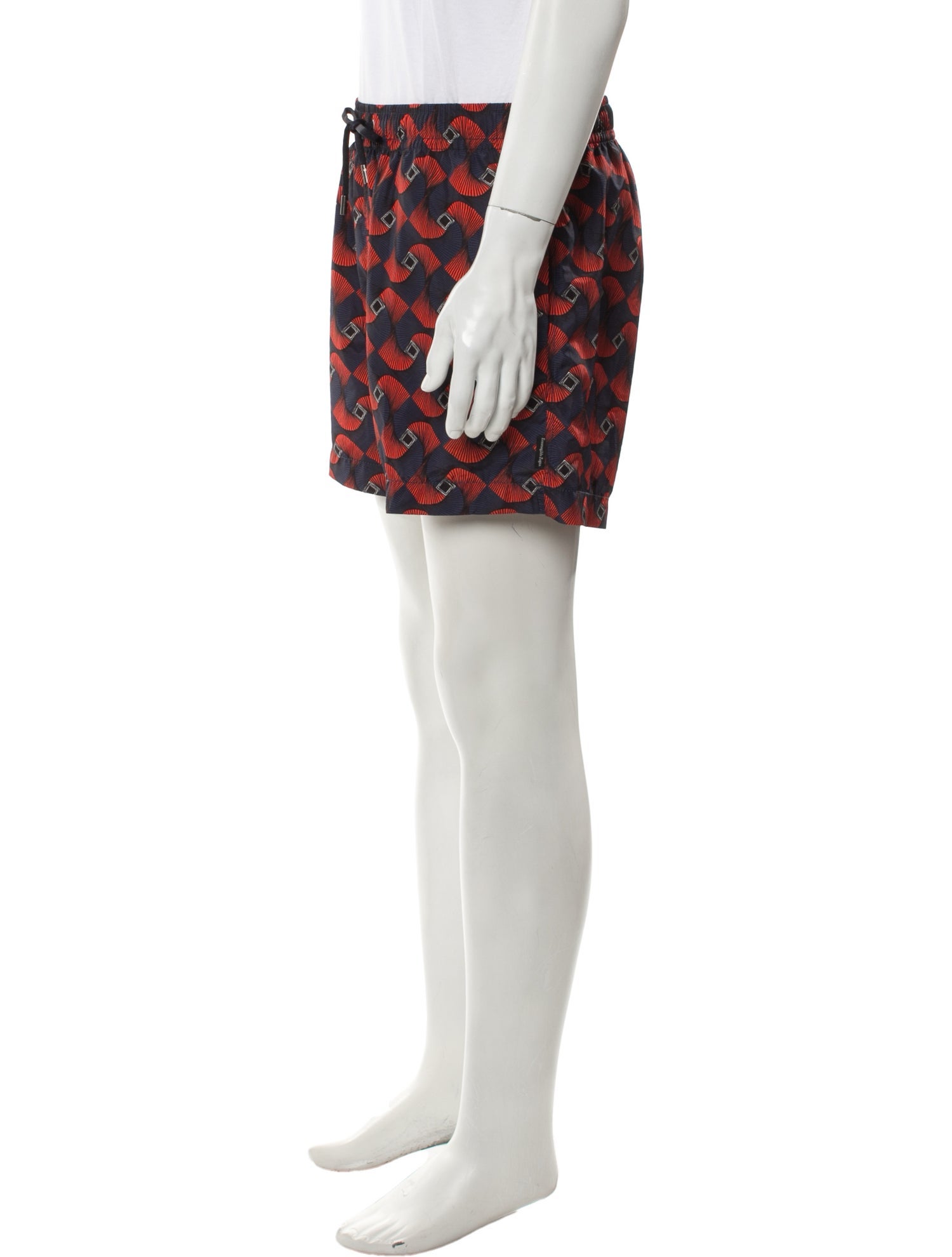 Ermenegildo Zegna Graphic Print Swim Trunks w/ Tags