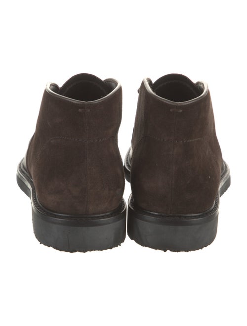 Ermenegildo Zegna Suede Lace-Up Boots