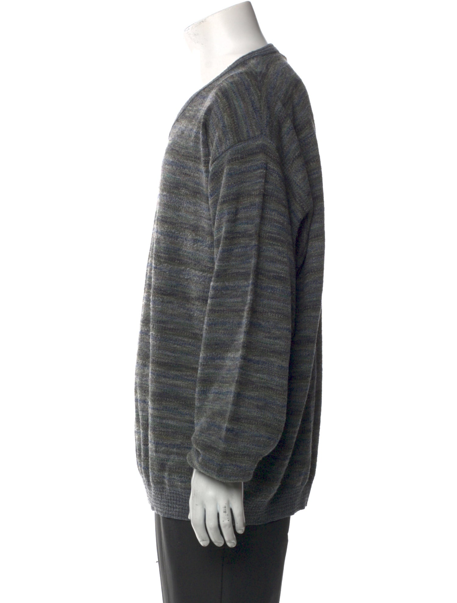 Ermenegildo Zegna Striped V-Neck Pullover