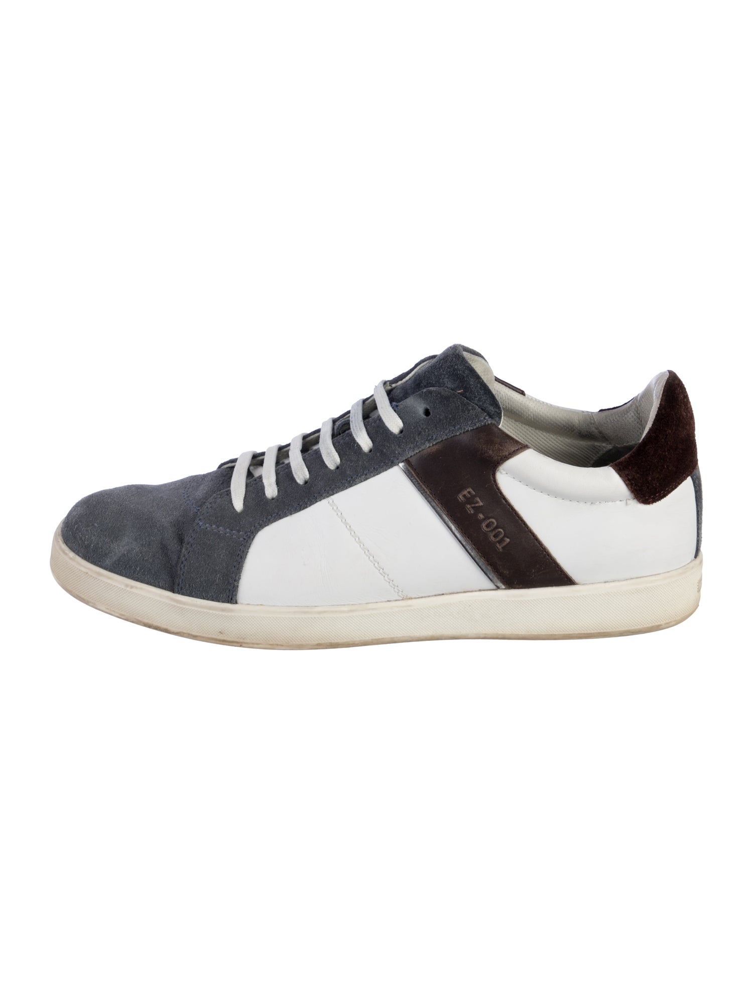 Ermenegildo Zegna Leather Printed Sneakers