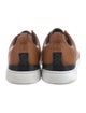 Ermenegildo Zegna Wool Colorblock Pattern Sneakers