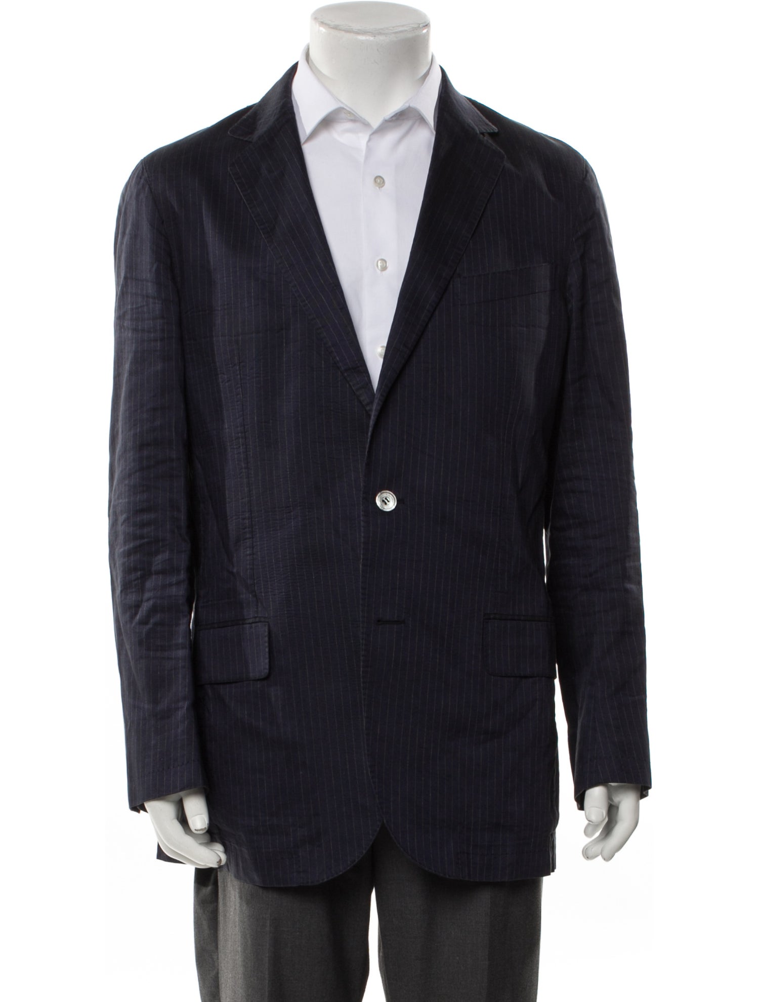 Ermenegildo Zegna Embroidered Accent Blazer
