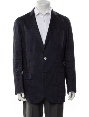 Ermenegildo Zegna Suiting Embroidered Accent Blazer Us40, It50 | L