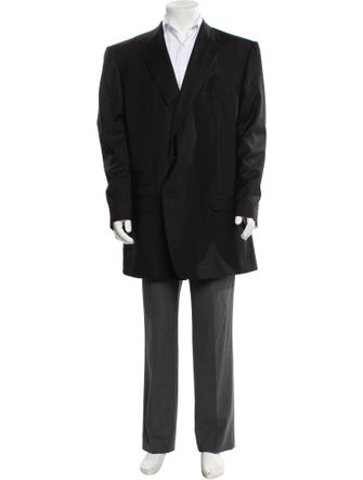 Ermenegildo Zegna Wool Embroidered Accent Blazer