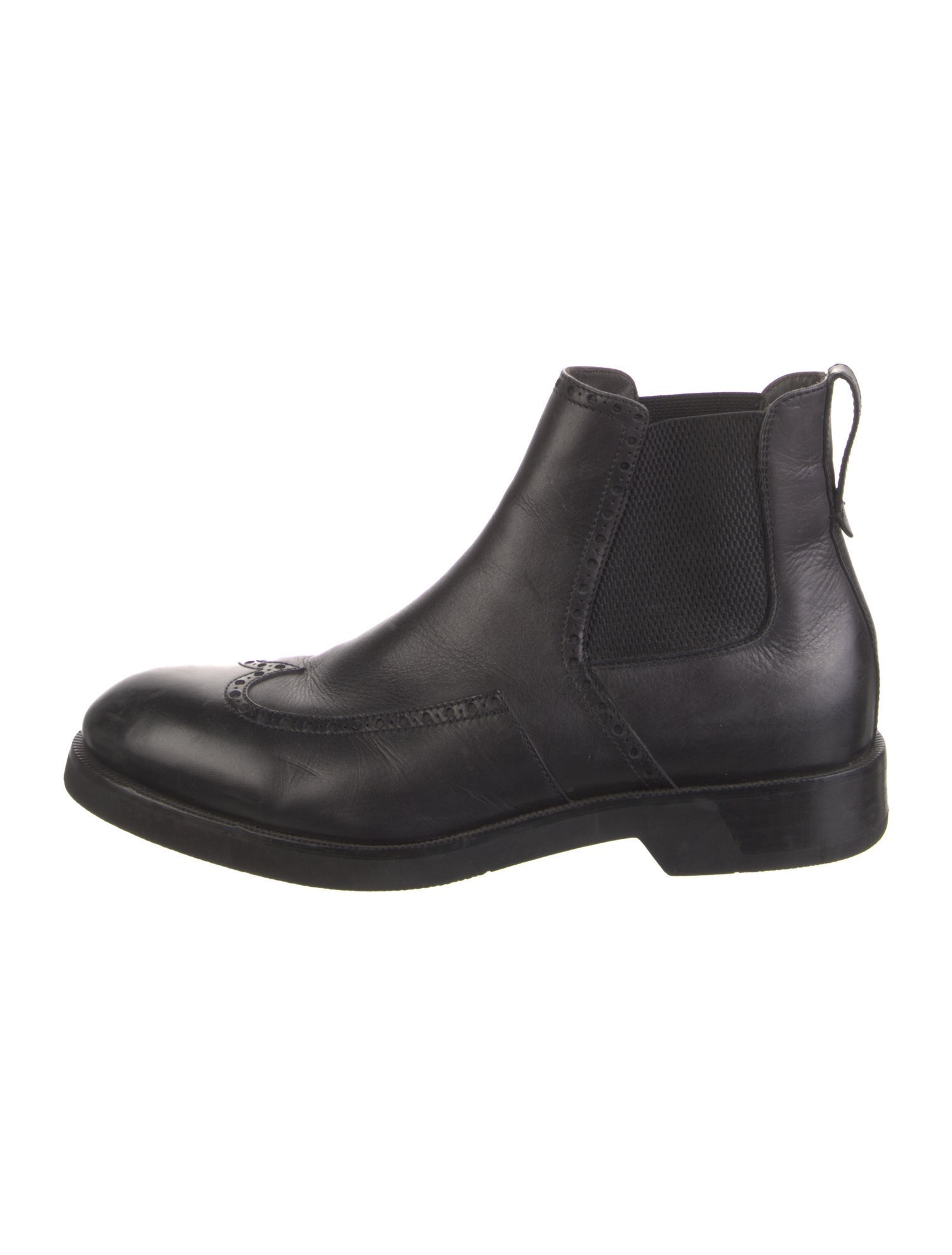 Ermenegildo Zegna Leather Chelsea Boots