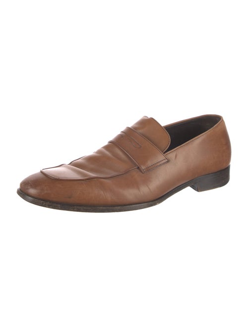 Ermenegildo Zegna Leather Dress Loafers