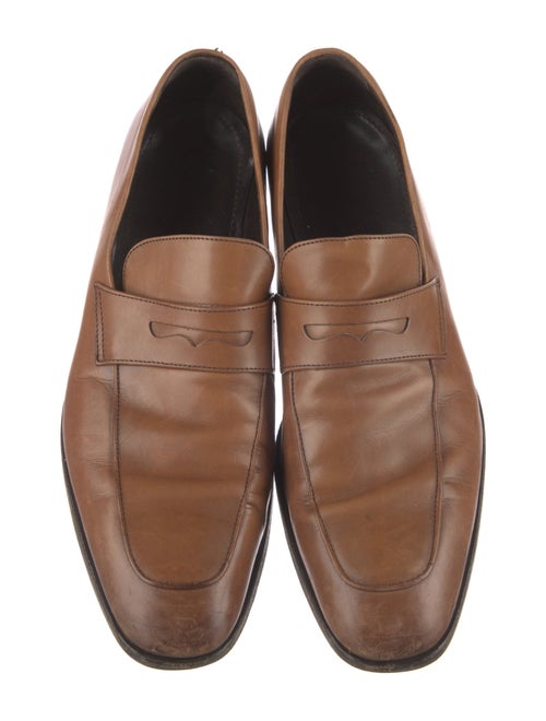 Ermenegildo Zegna Leather Dress Loafers