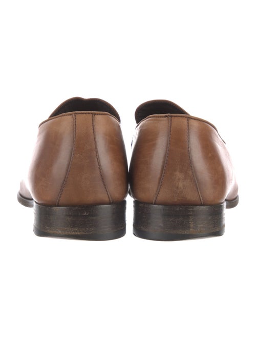 Ermenegildo Zegna Leather Dress Loafers