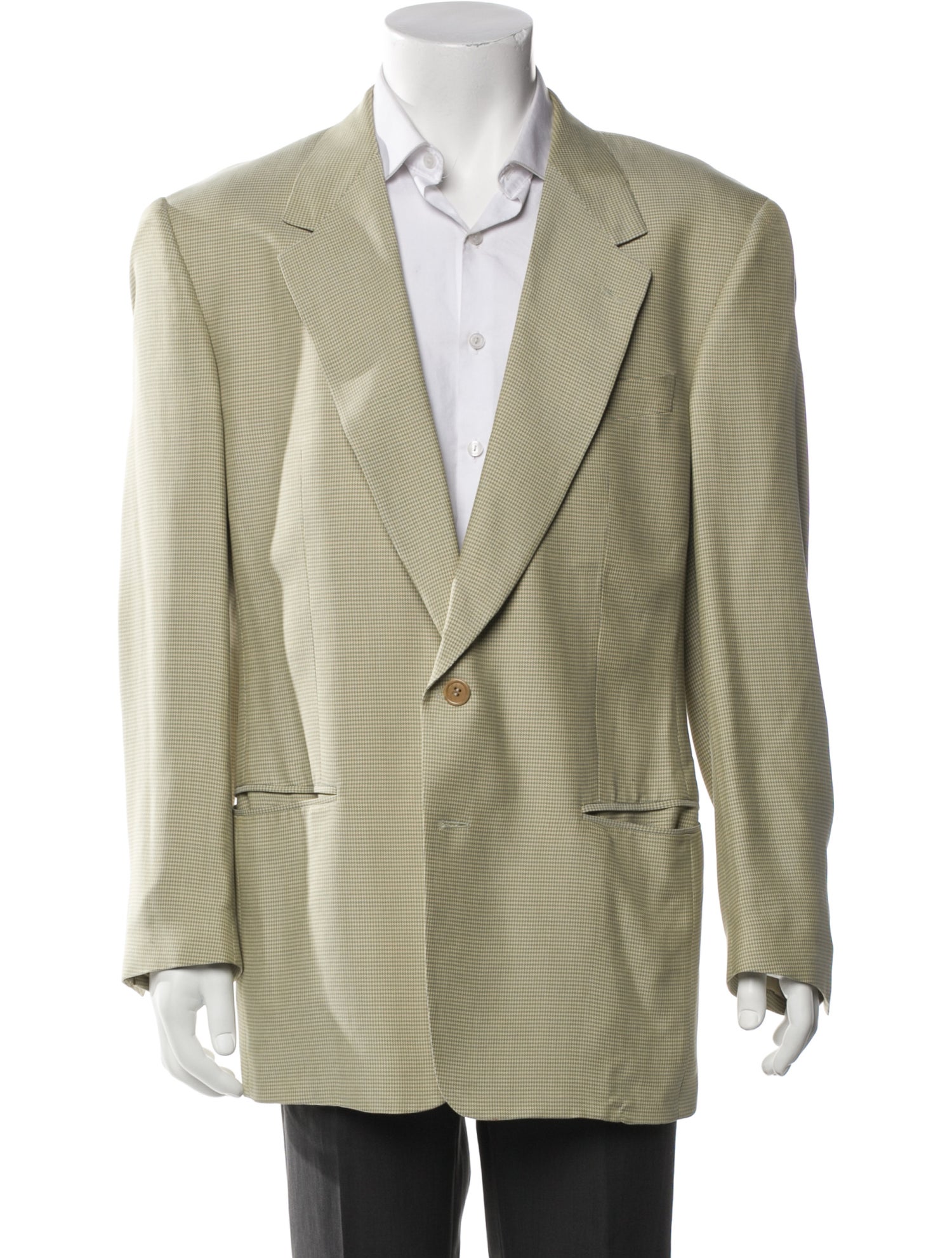 Ermenegildo Zegna Plaid Print Blazer