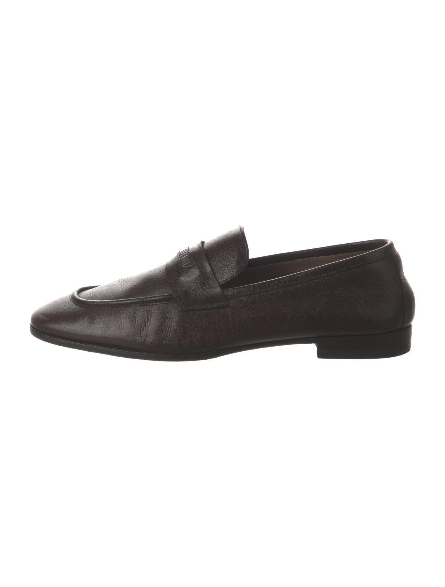 Ermenegildo Zegna Leather Dress Loafers