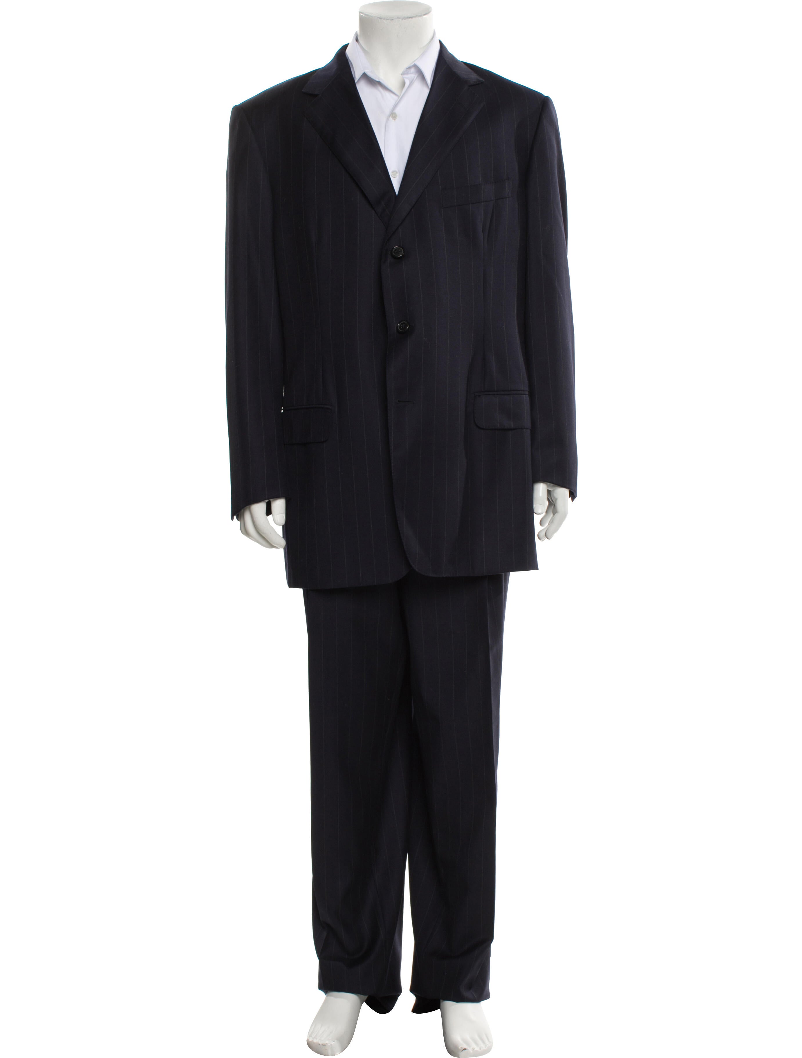 Ermenegildo Zegna Wool Striped Two-Piece Suit
