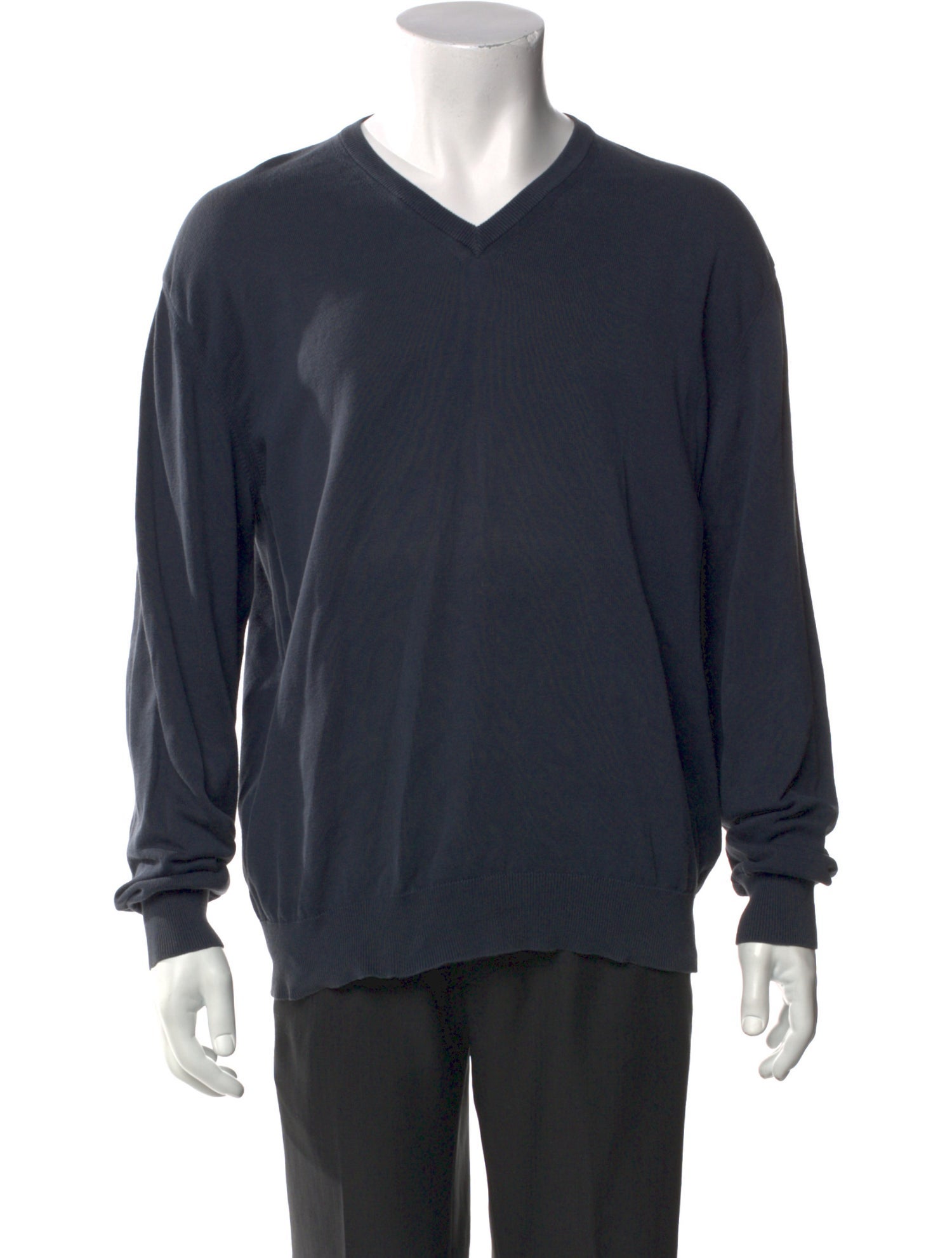 Ermenegildo Zegna V-Neck Long Sleeve Pullover