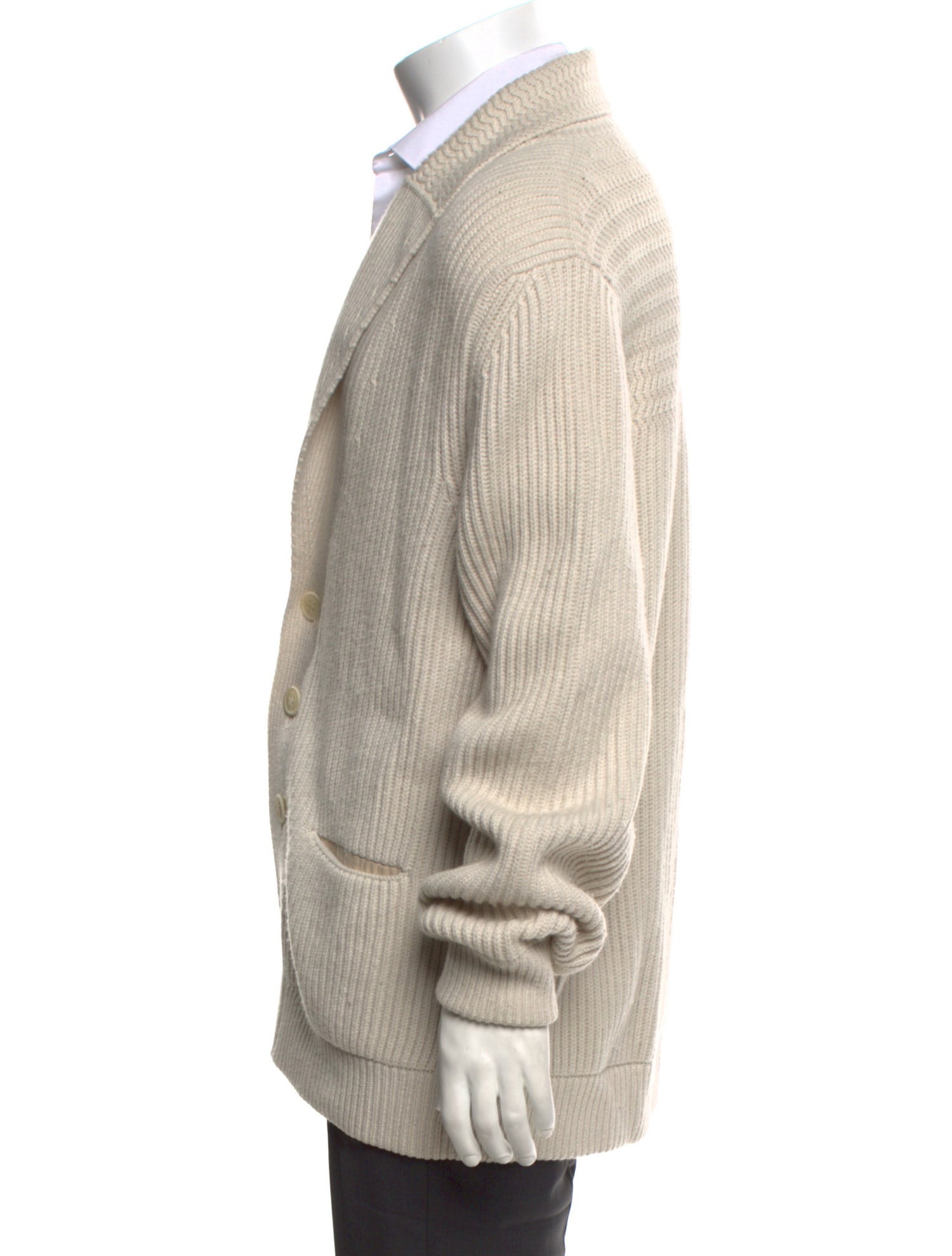 Ermenegildo Zegna Cashmere Collar Cardigan