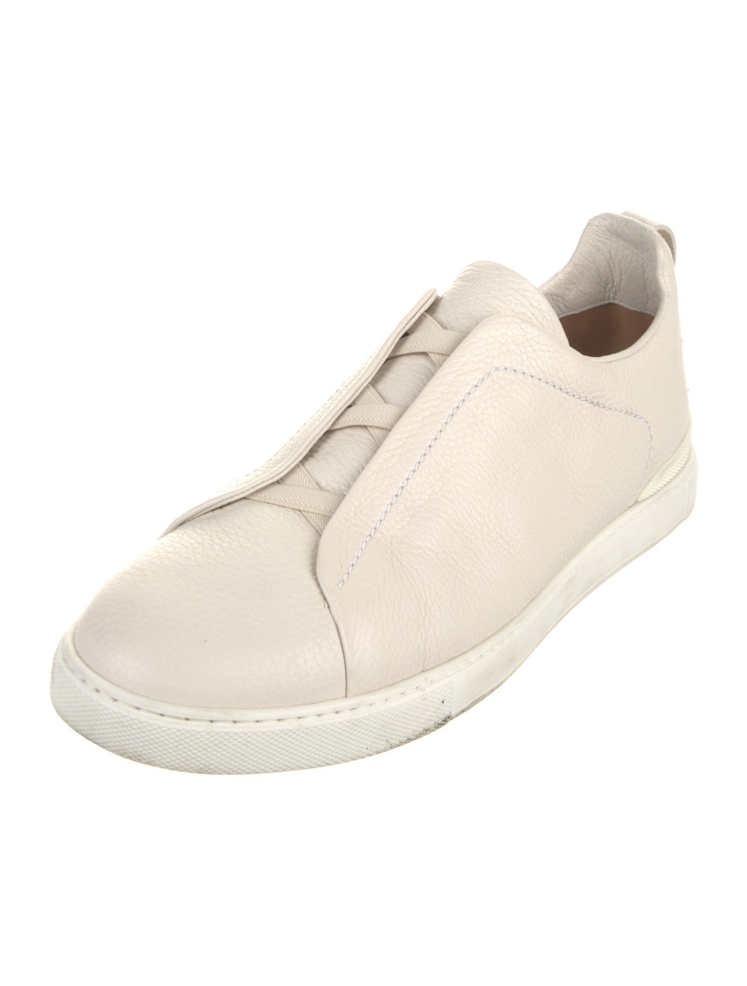 Ermenegildo Zegna Leather Printed Sneakers