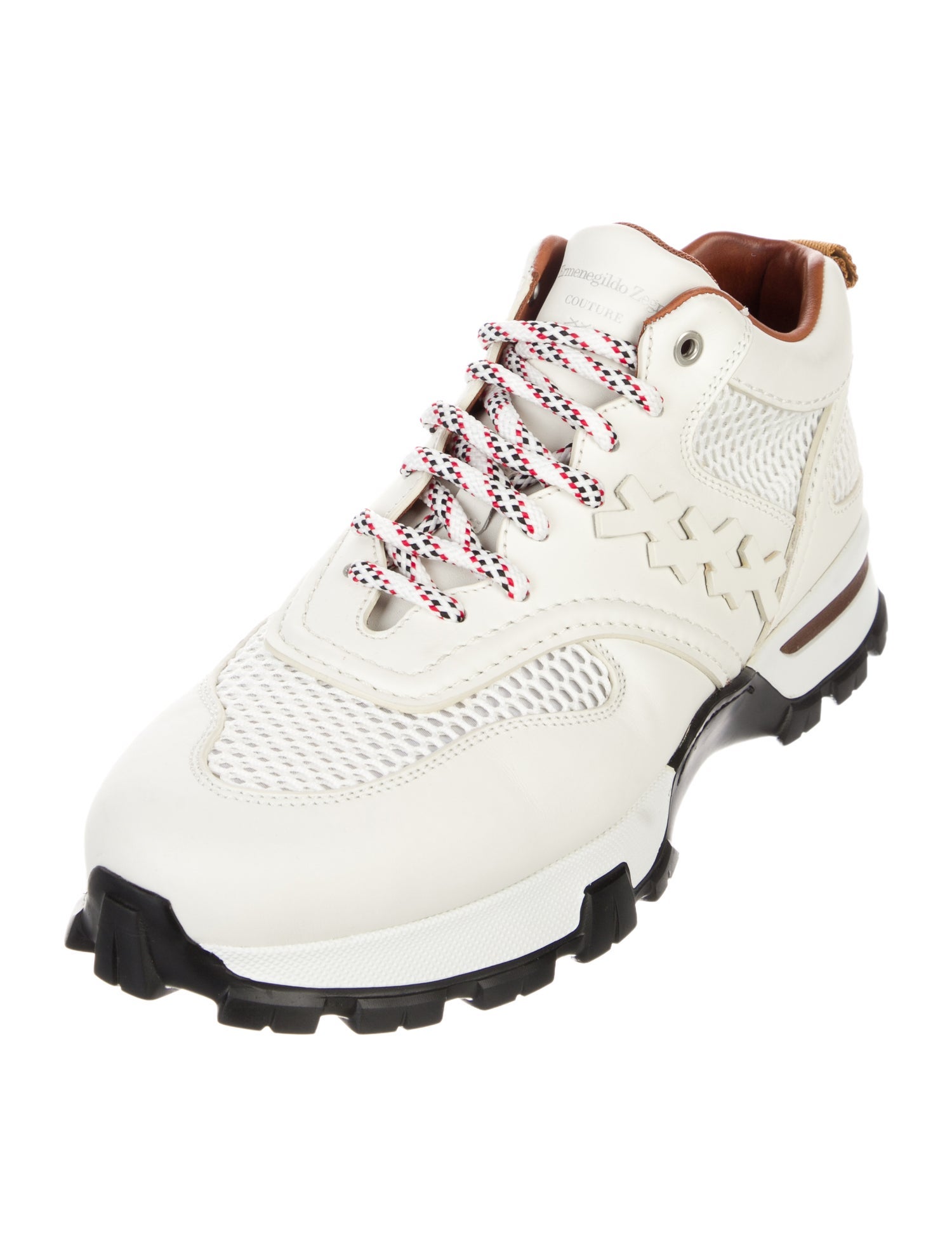 Ermenegildo Zegna Leather Athletic Sneakers