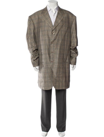 Ermenegildo Zegna Plaid Print Two-Piece Blazer