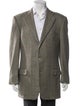 Ermenegildo Zegna Cashmere Plaid Print Blazer