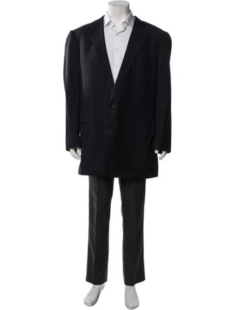 Ermenegildo Zegna Wool Embroidered Accent Blazer