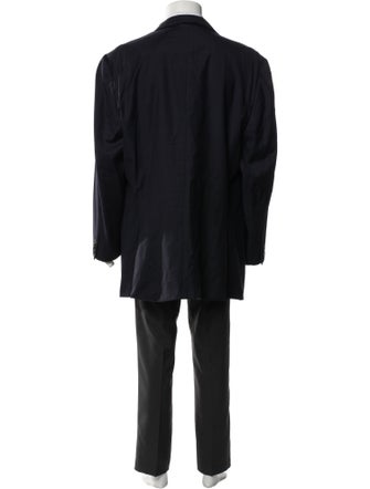 Ermenegildo Zegna Wool Embroidered Accent Blazer