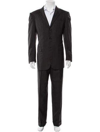 Ermenegildo Zegna Silk Striped Two-Piece Suit