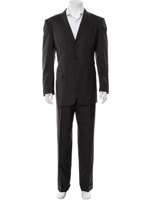 Ermenegildo Zegna Silk Striped Two-Piece Suit