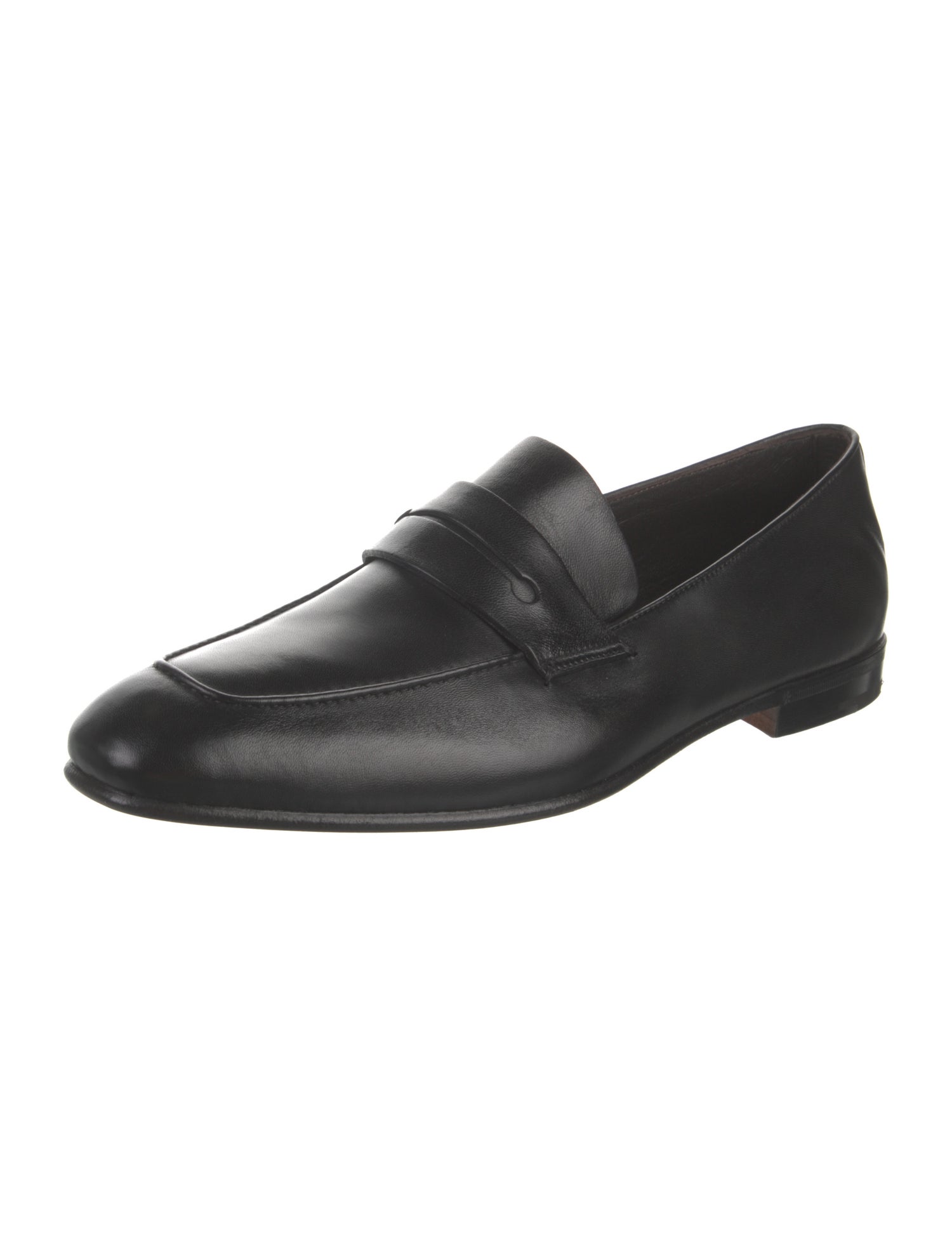 Ermenegildo Zegna Leather Loafers