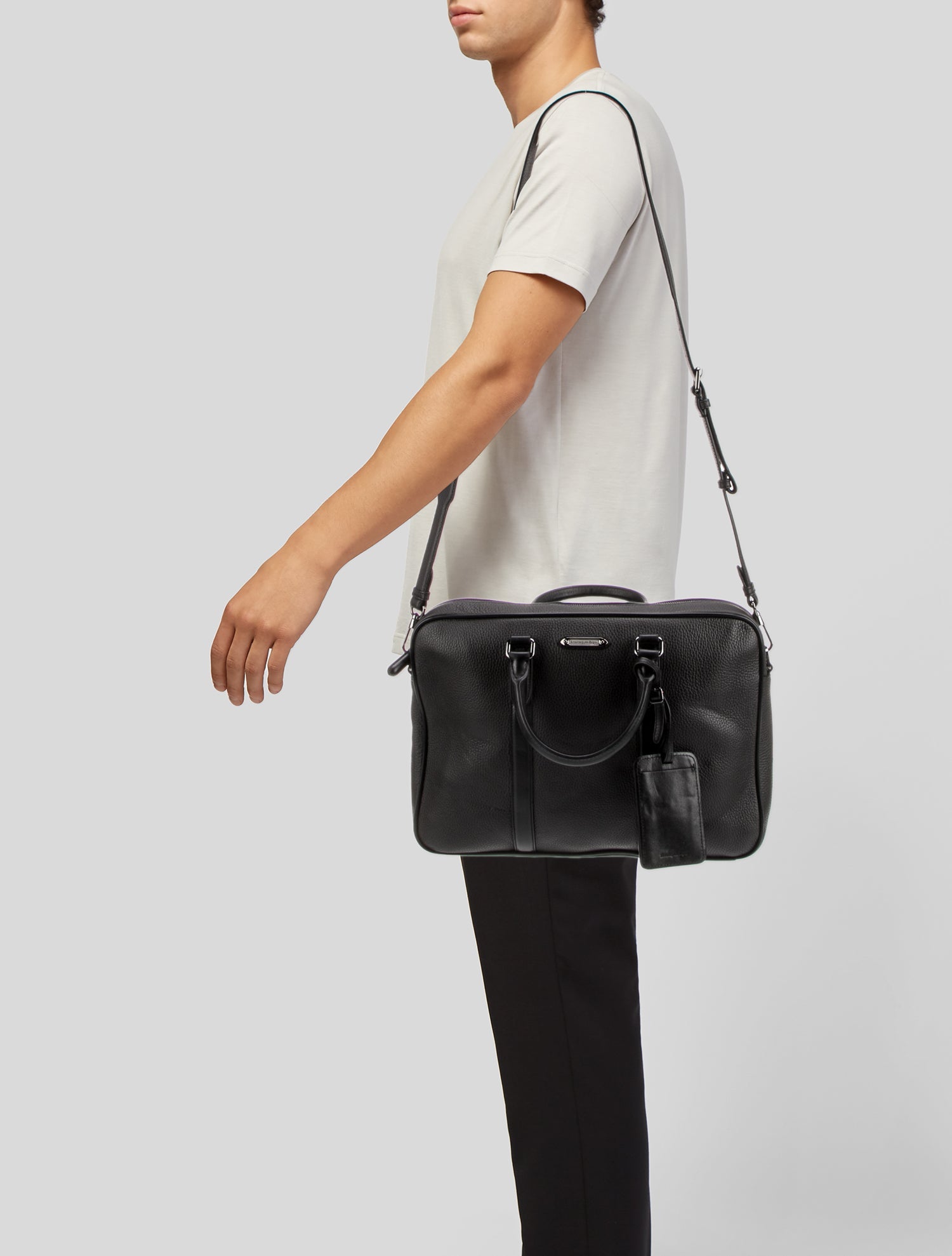 Ermenegildo Zegna Leather Briefcase