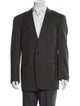 Ermenegildo Zegna Wool Plaid Print Blazer