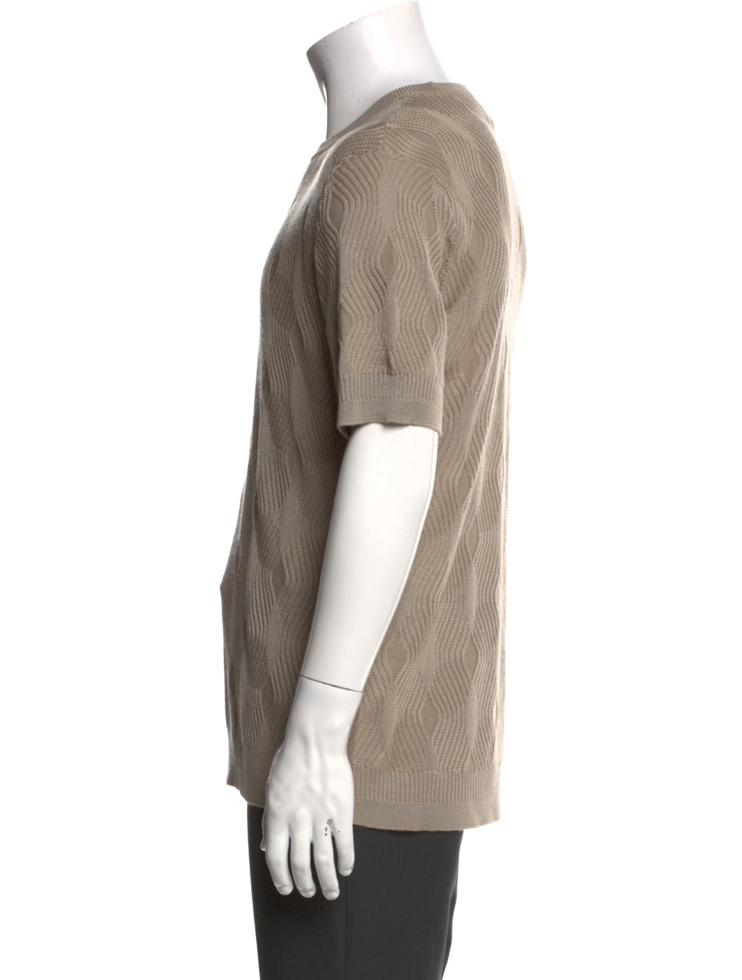 Ermenegildo Zegna Crew Neck Short Sleeve Pullover