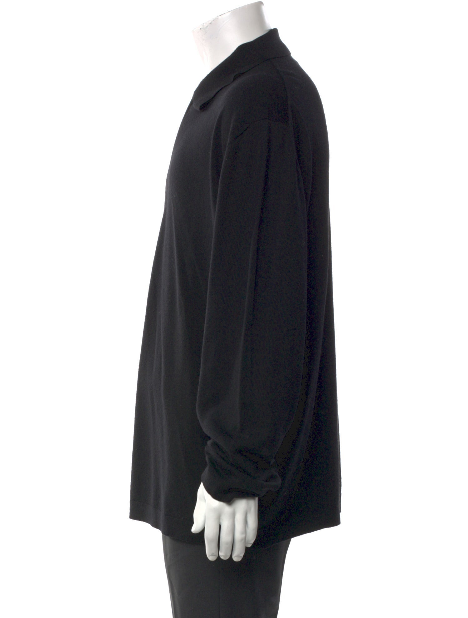 Ermenegildo Zegna Wool Collar Polo Sweater