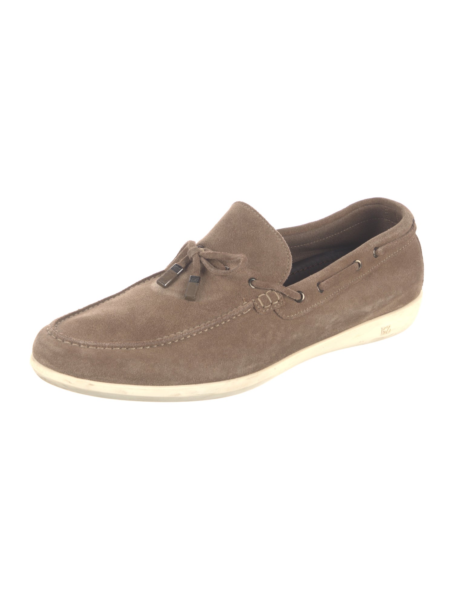 Ermenegildo Zegna Suede Boat Shoes