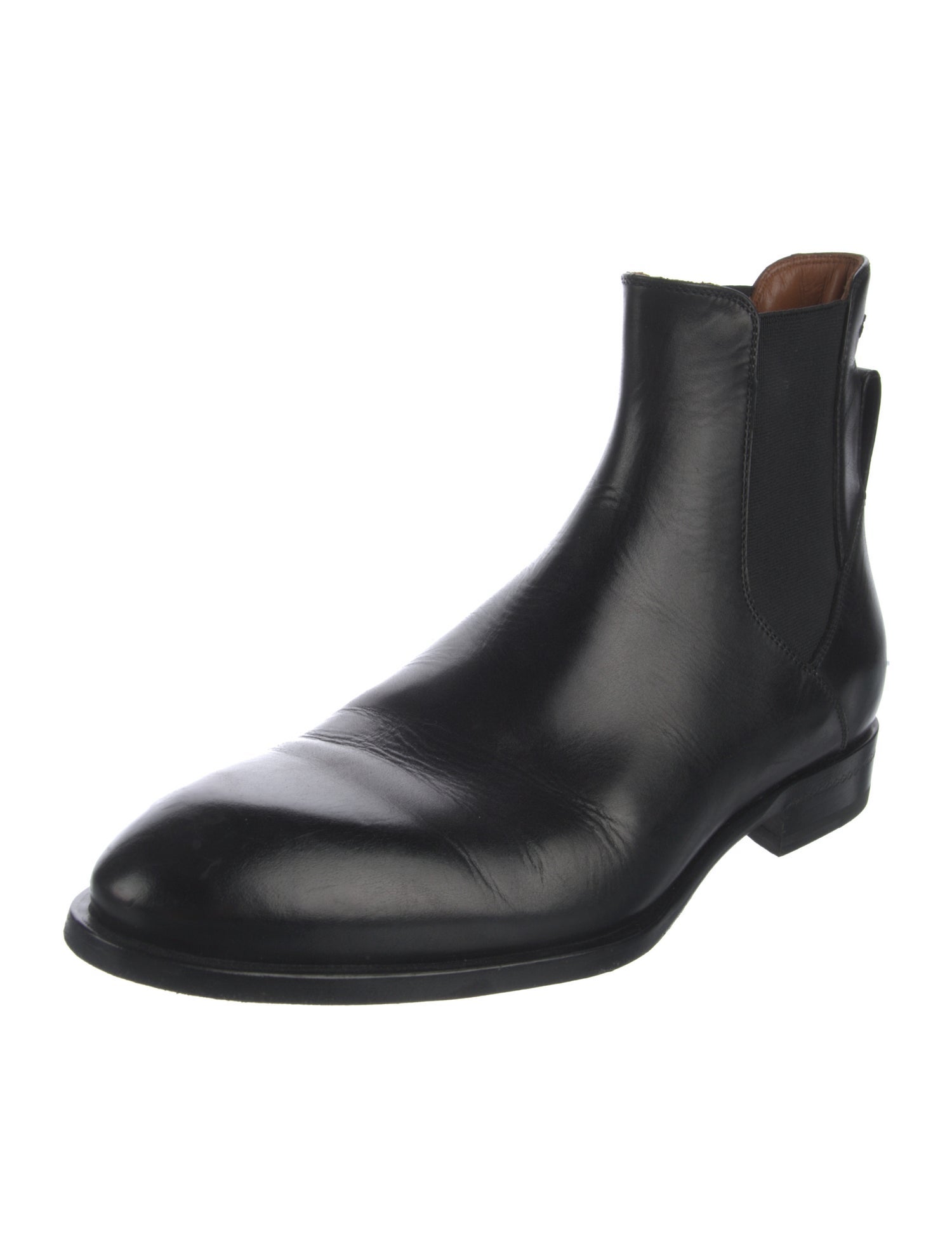 Ermenegildo Zegna Leather Chelsea Boots