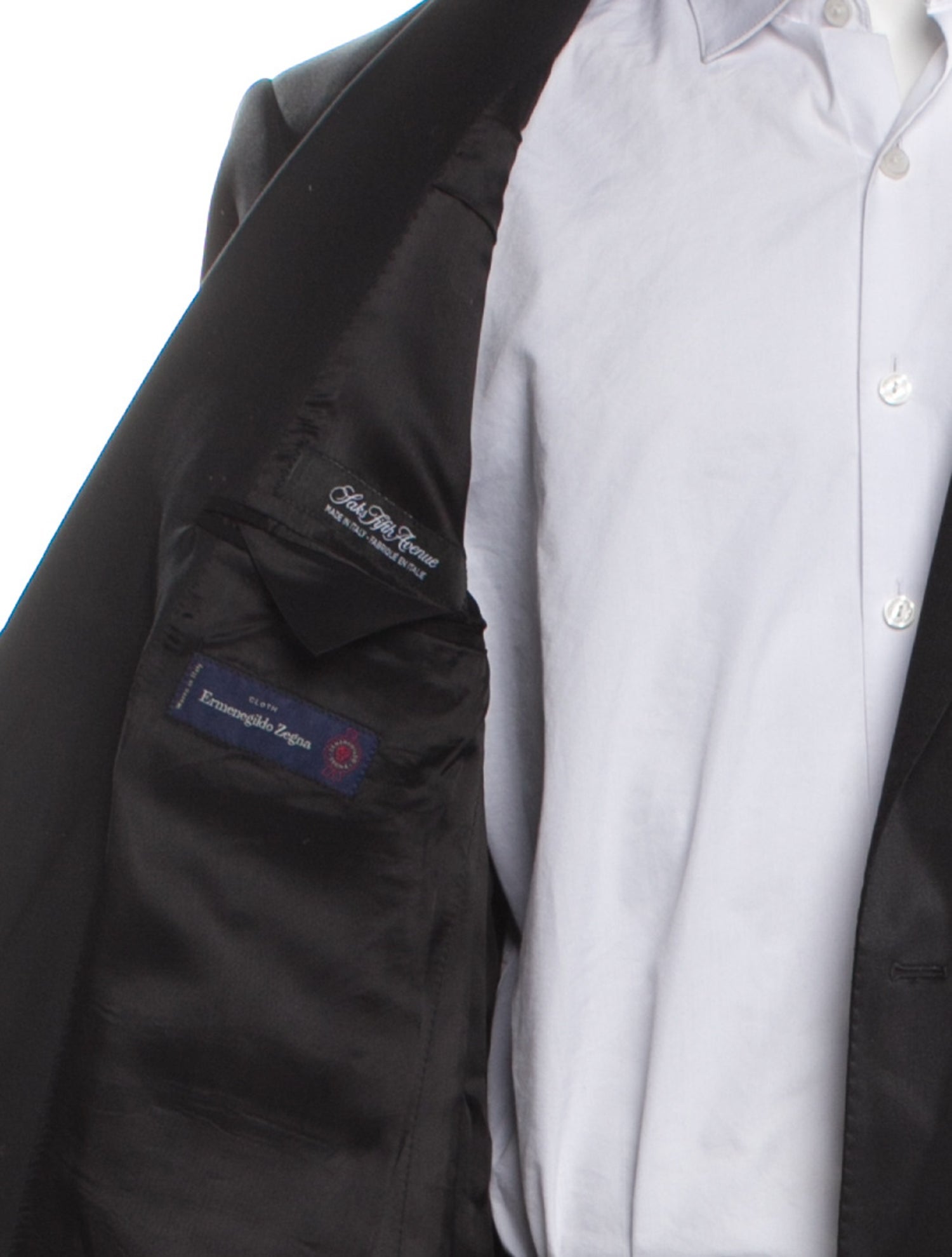 Ermenegildo Zegna Wool Cutout Accent Blazer