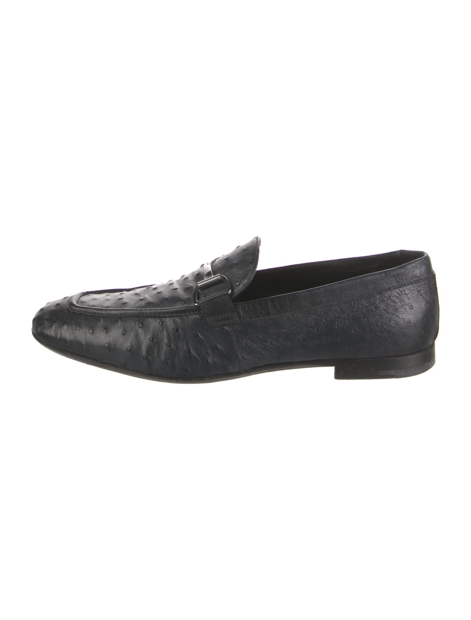 Ermenegildo Zegna Ostrich Dress Loafers