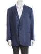 Ermenegildo Zegna Cashmere Houndstooth Print Blazer