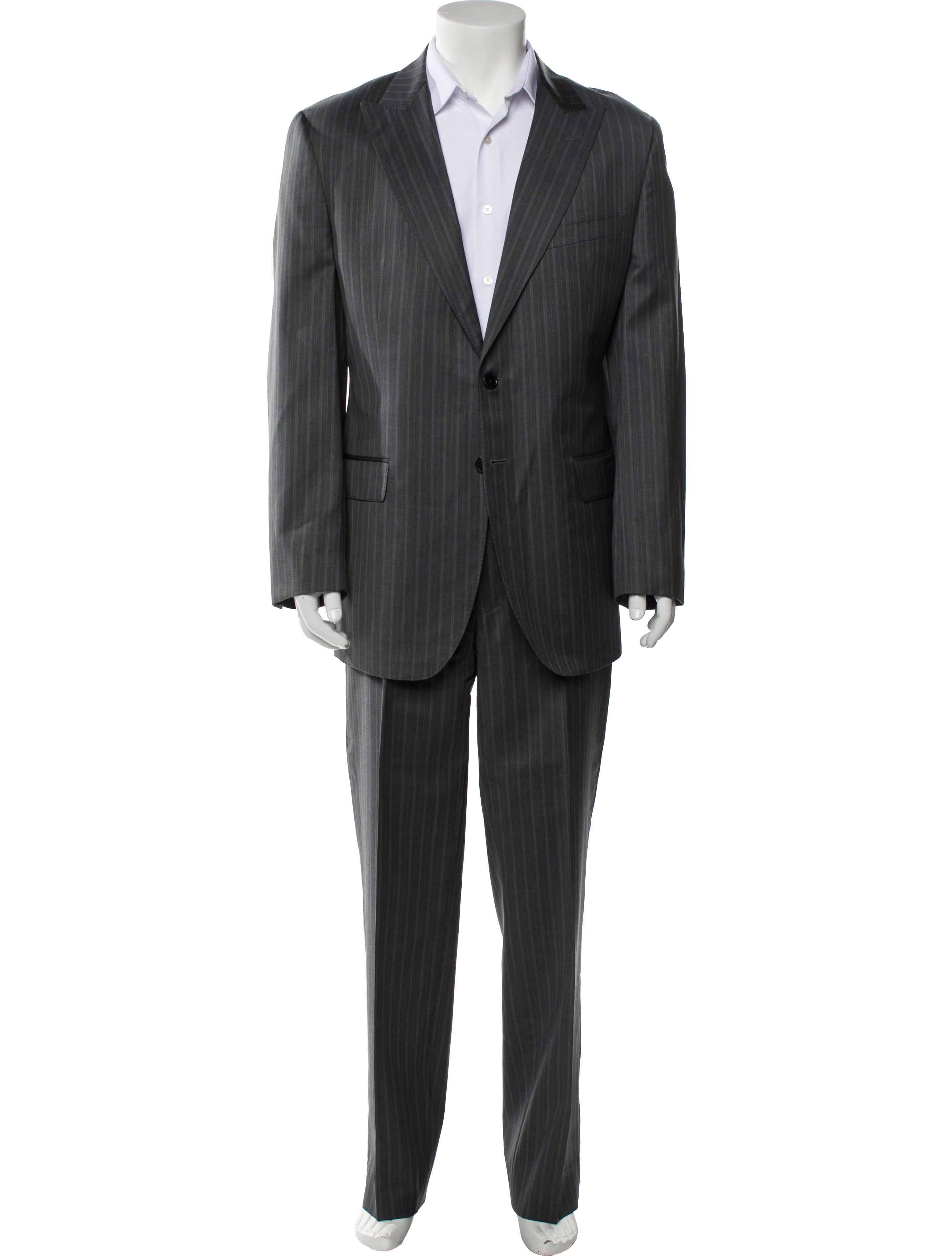 Ermenegildo Zegna Wool Striped Two-Piece Suit