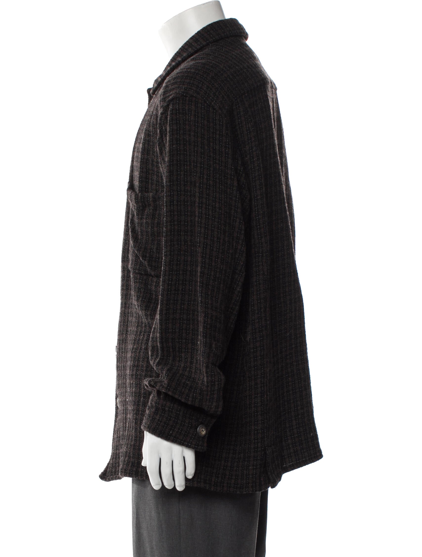 Ermenegildo Zegna Plaid Print Utility Jacket