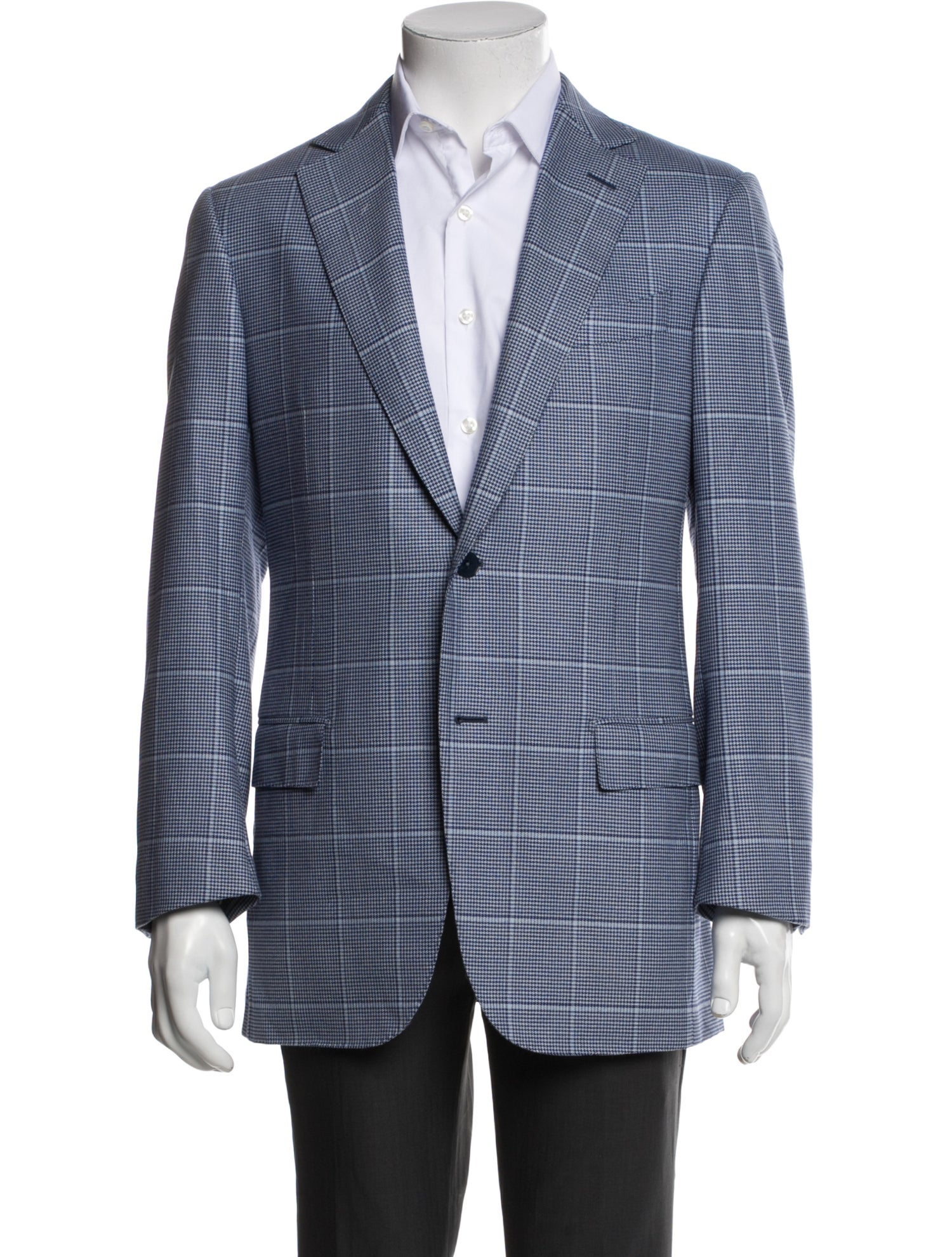 Ermenegildo Zegna Plaid Print Blazer