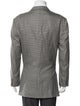 Ermenegildo Zegna Wool Houndstooth Print Blazer