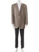 Ermenegildo Zegna Wool Houndstooth Print Blazer