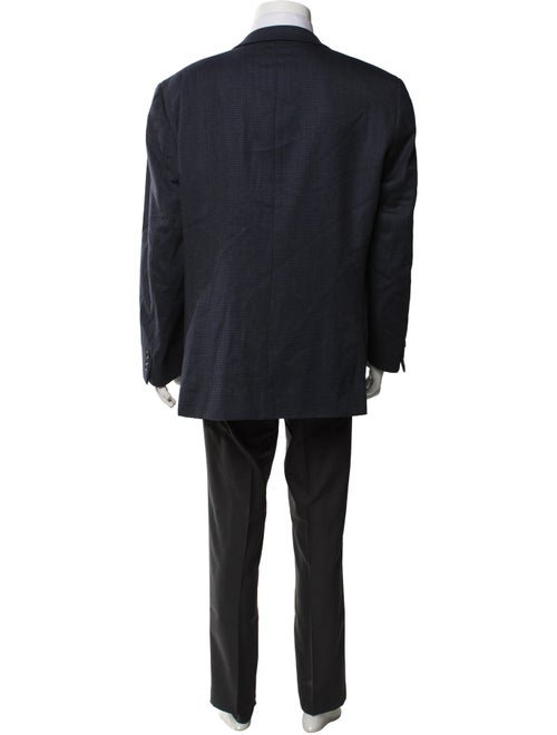 Ermenegildo Zegna Wool Polka Dot Print Blazer