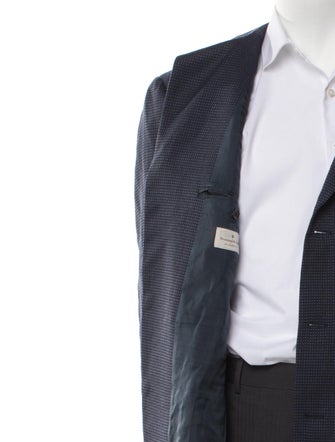 Ermenegildo Zegna Wool Polka Dot Print Blazer