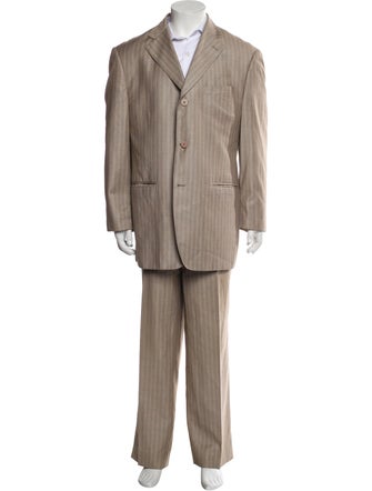 Ermenegildo Zegna Wool Striped Two-Piece Suit